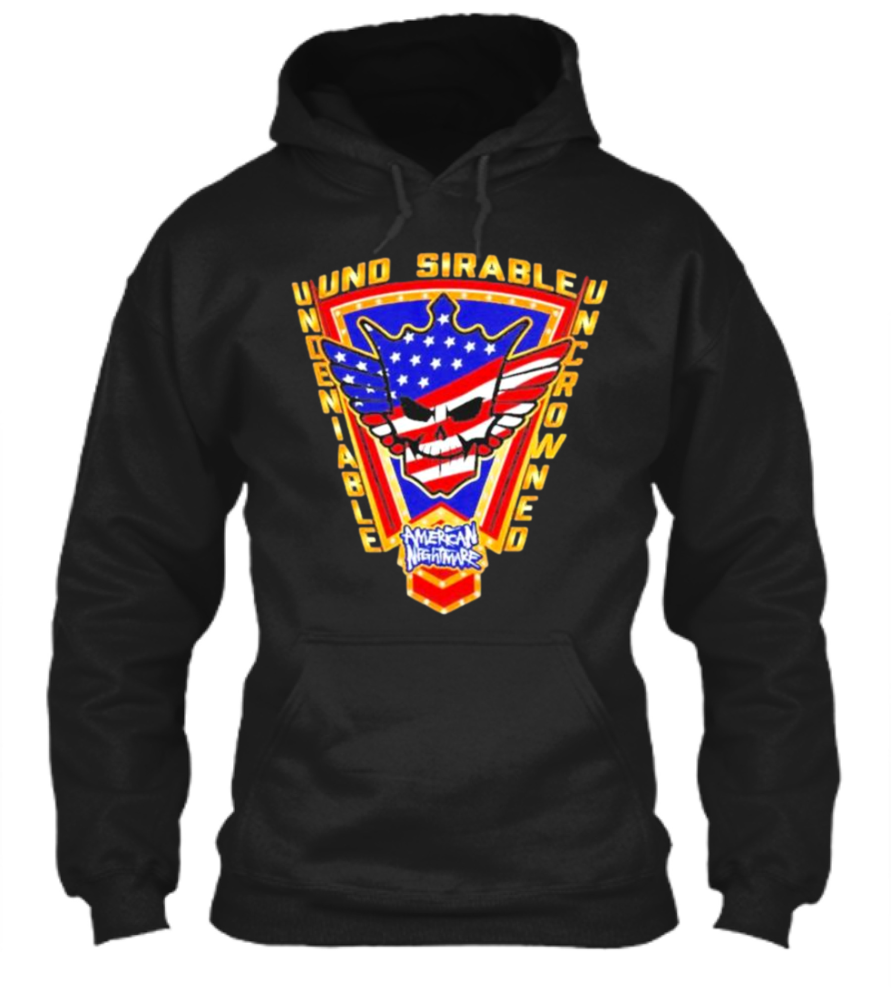 Undeniable Uncrowned American Nightmare Patriotic Skull And Wings Shirt