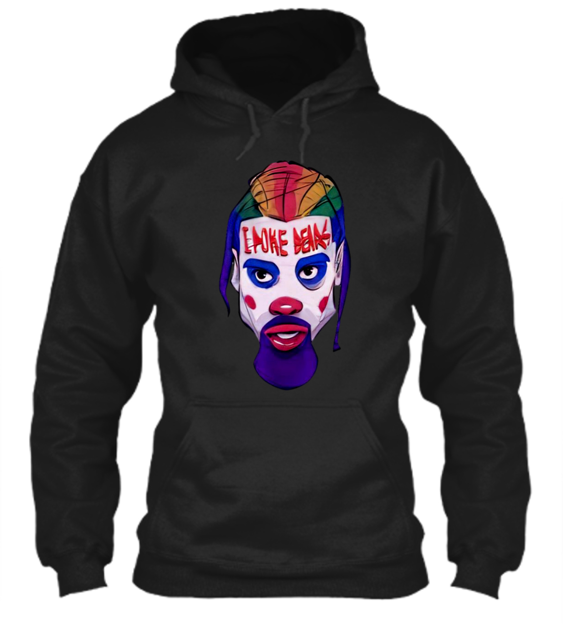 Dillon Brooks I Poke Bears Joker Face Colorful Hairstyle Shirt