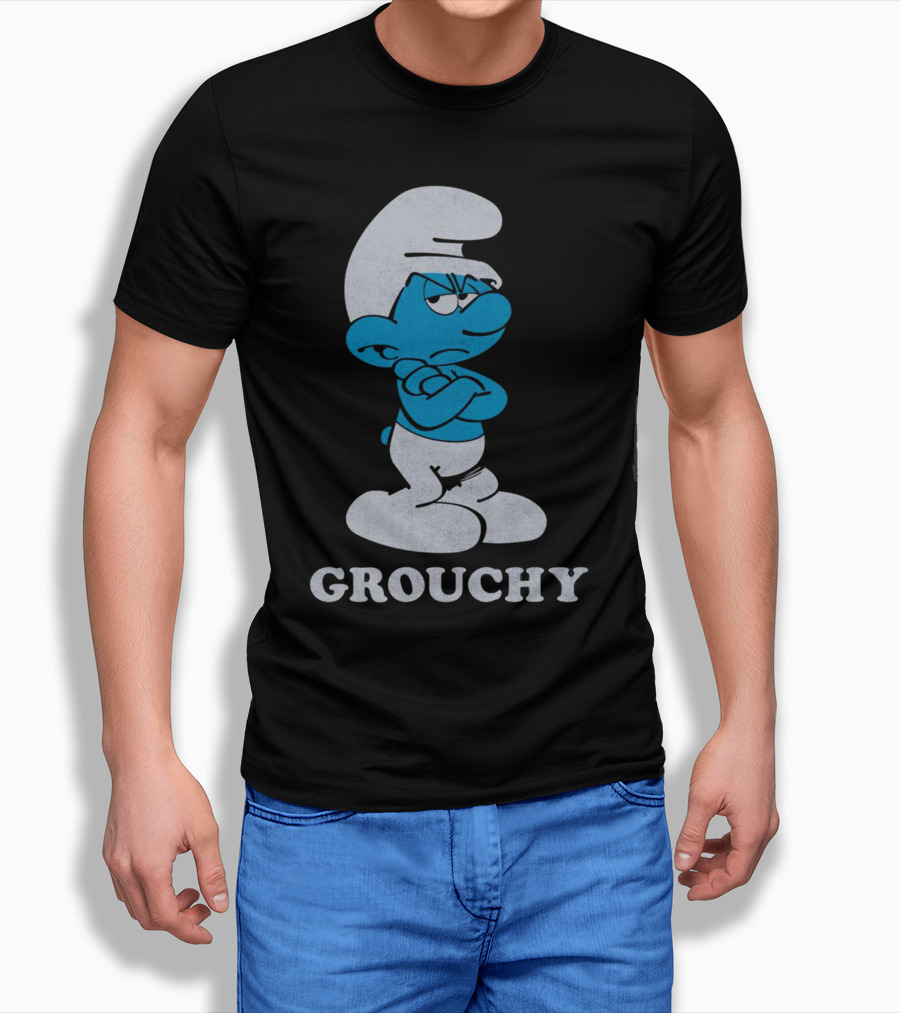 Grouchy Smurf Crossed Arms Stance Shirt