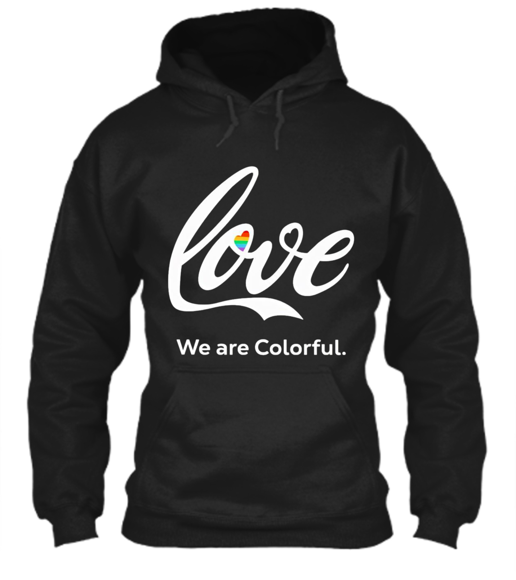 Love Heart We Are Colorful Shirt