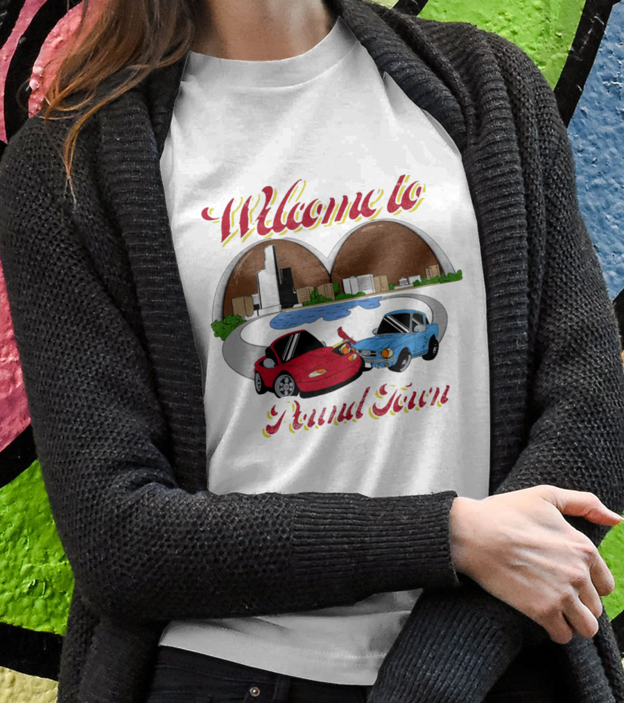 Welcome To Pound Town Racing Cars Cityscape Shirt