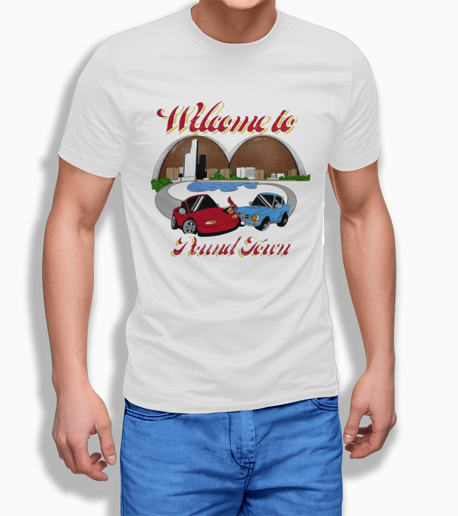 Welcome To Pound Town Racing Cars Cityscape Shirt