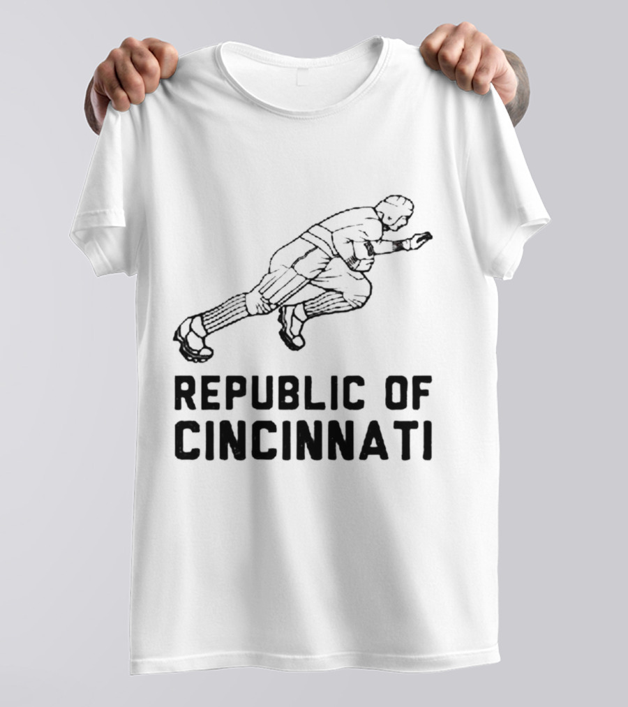 Republic Of Cincinnati Football Stadium Scene Shirt