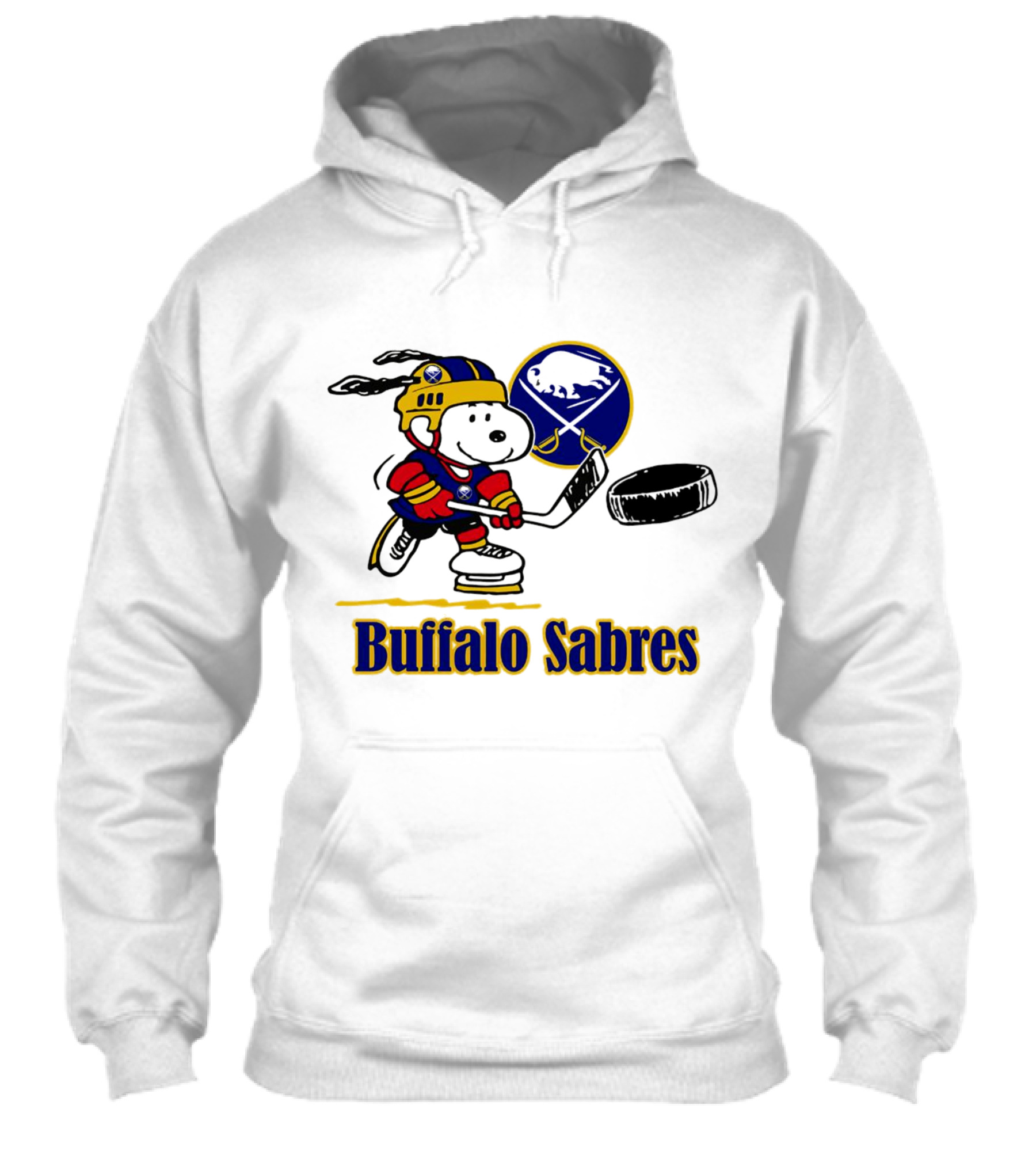 Snoopy Buffalo Sabres Hockey Player With Puck Shirt