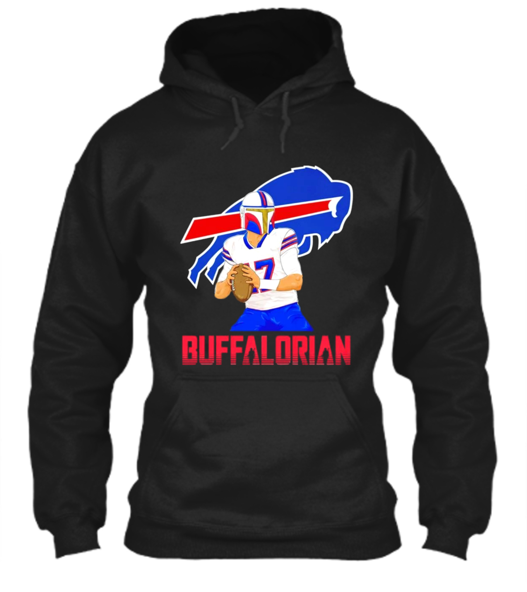 Bufflaorian Buffalo Bills Football Player With Buffalo Shirt