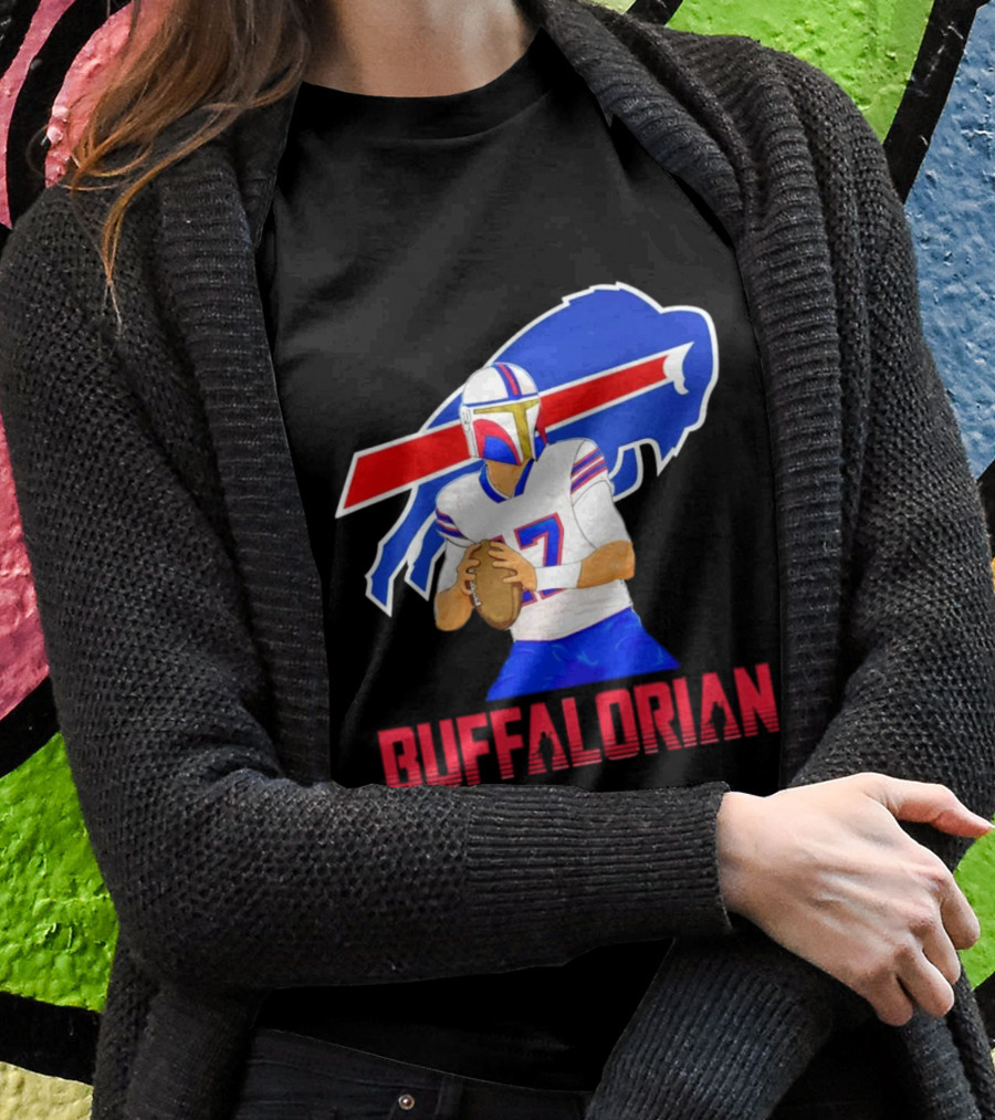 Bufflaorian Buffalo Bills Football Player With Buffalo Shirt