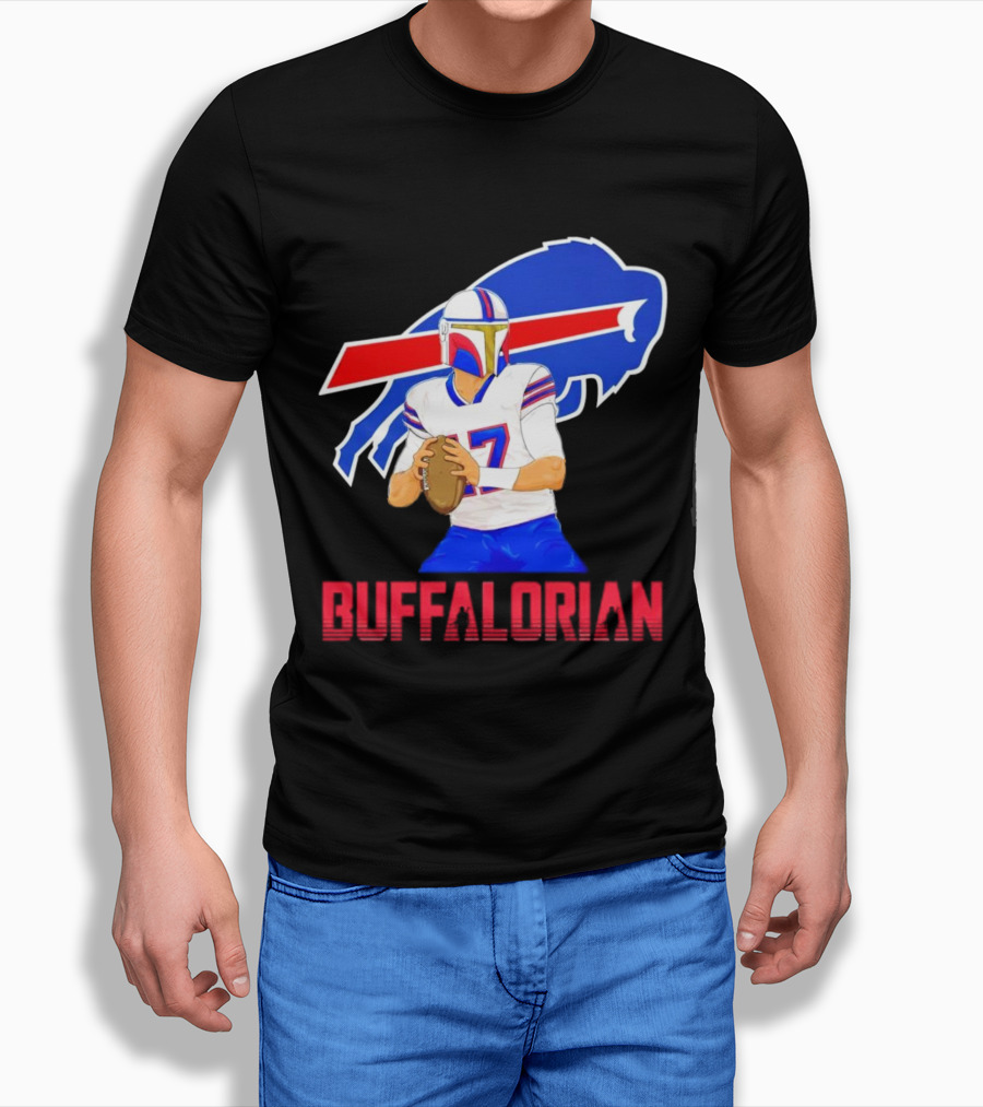 Bufflaorian Buffalo Bills Football Player With Buffalo Shirt