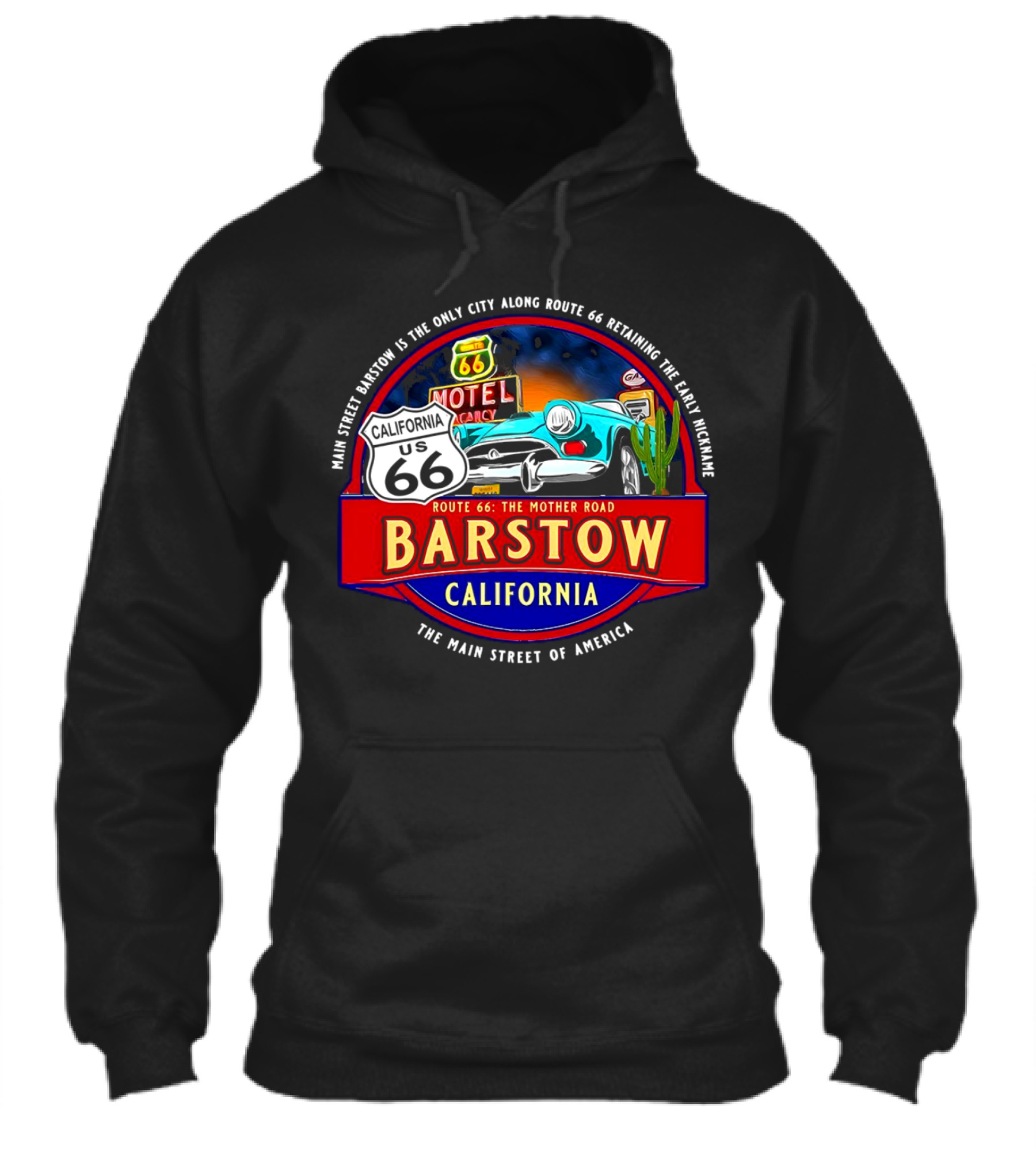 Main Street Barstow California Route 66 The Mother Road Souvenir Shirt