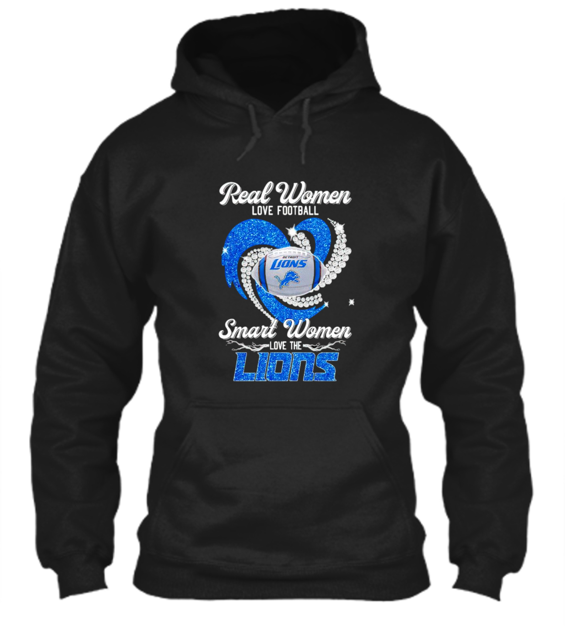 Real Women Love Football Smart Women Love The Detroit Lions Shirt