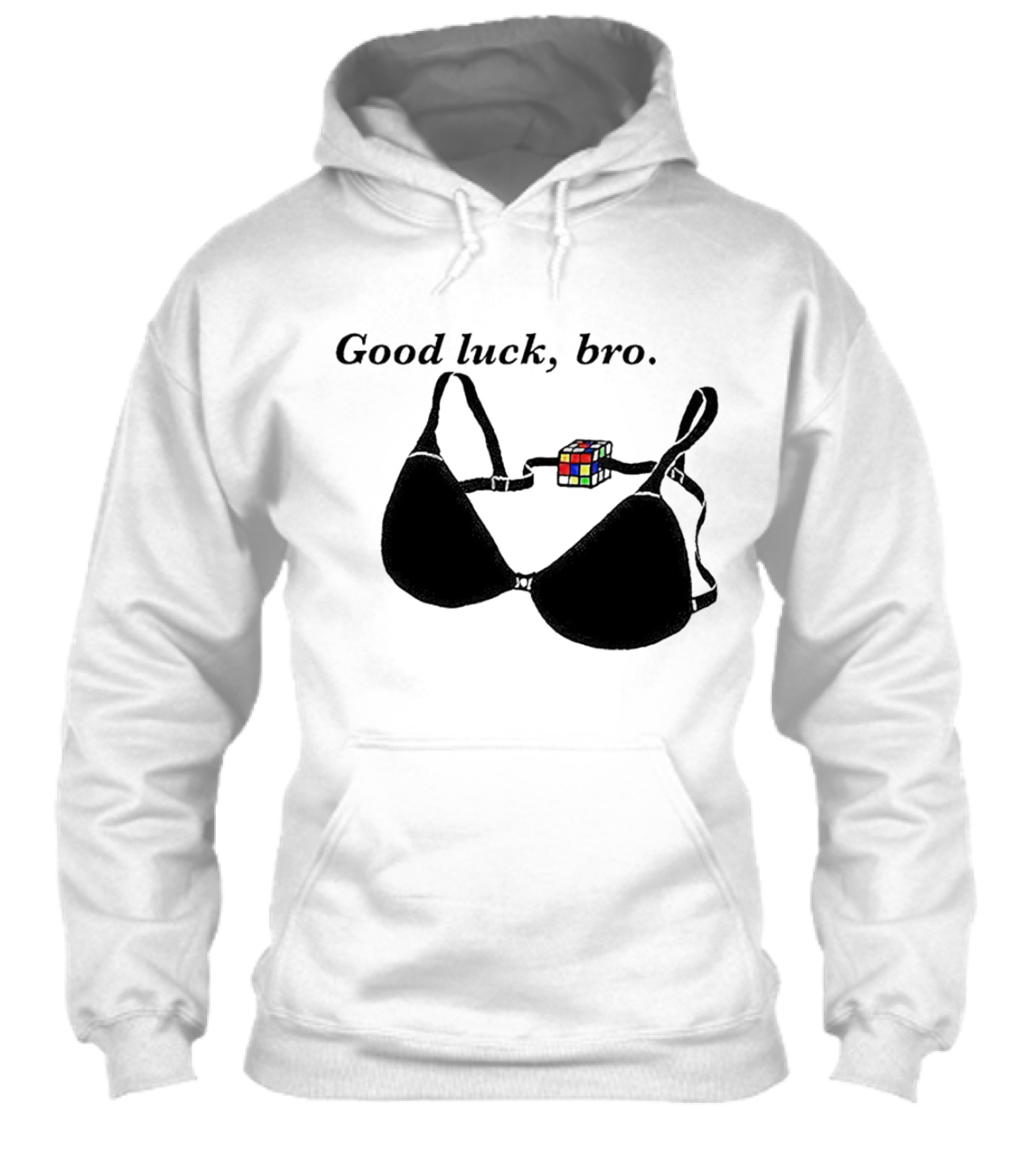 Good Luck Bro Rubiks Cube Bra Shirt