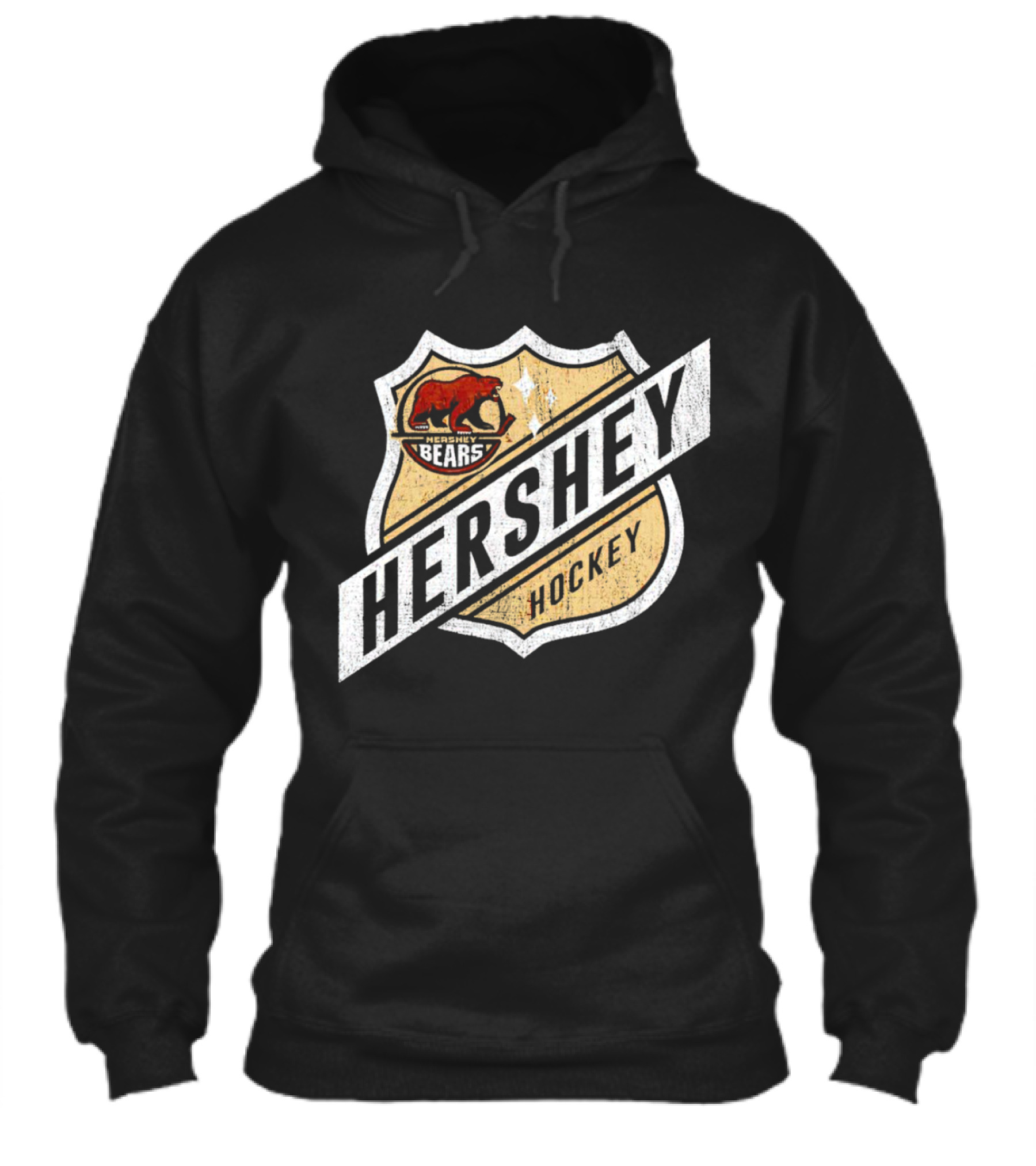 Hershey Bears Vintage Shield Emblem Hockey Shirt