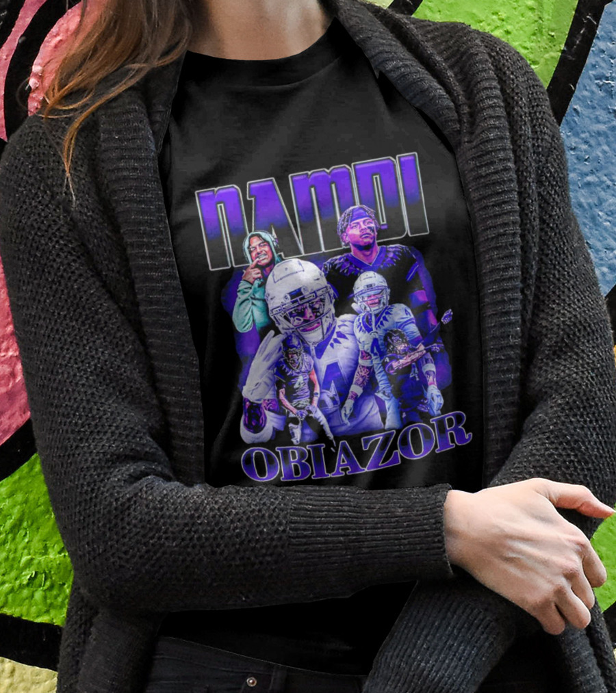 Namdi Obiazor Tcu Horned Frogs Football Vintage Collection Shirt