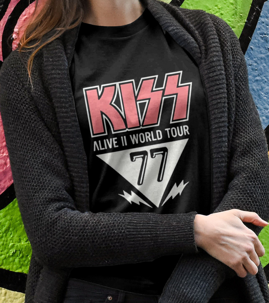 Kiss Alive Ii World Tour 77 Shirt