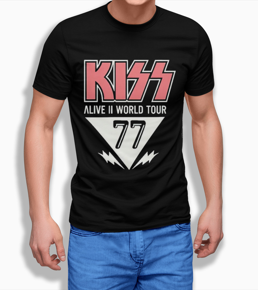 Kiss Alive Ii World Tour 77 Shirt