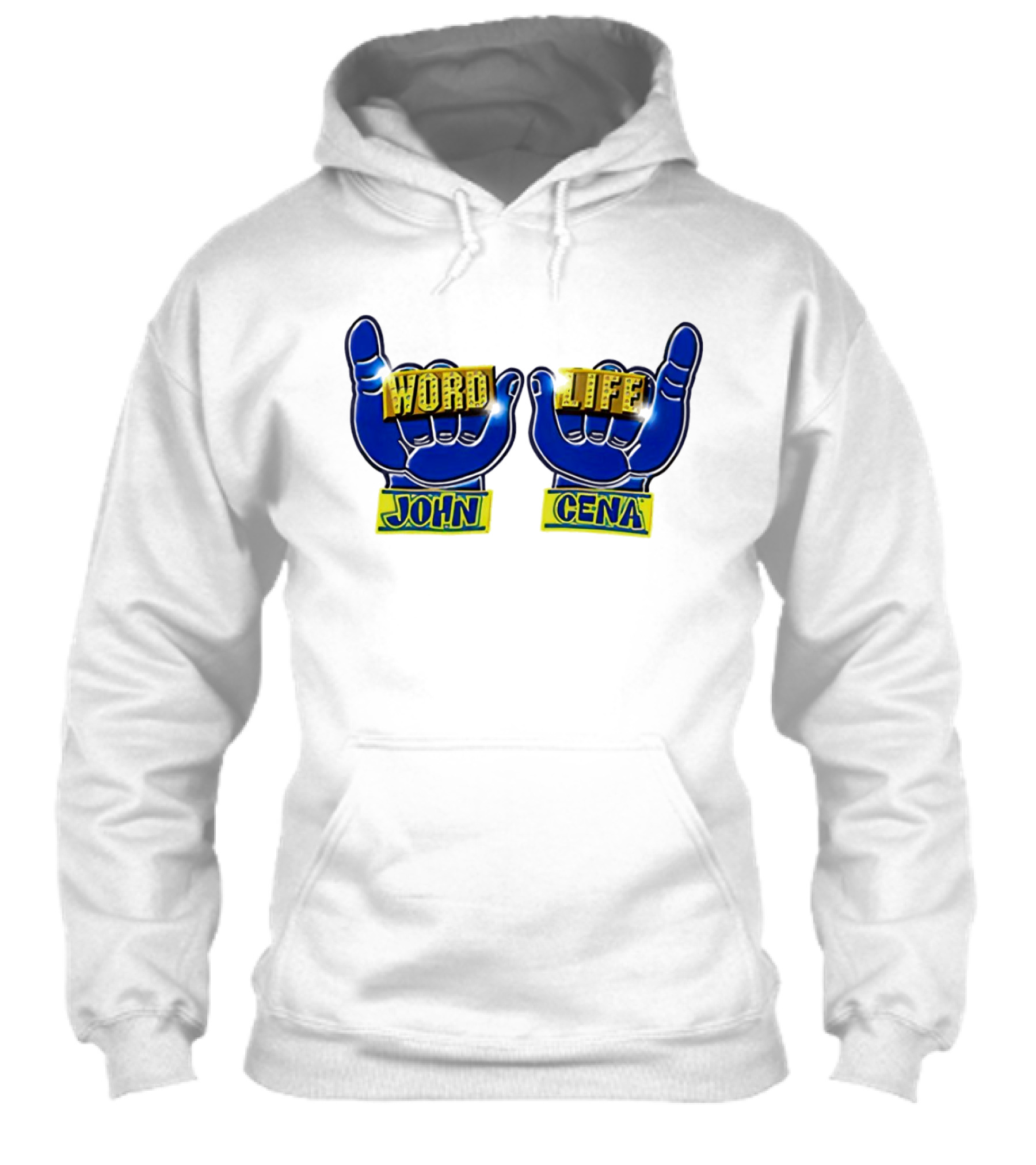 John Cena Word Life Blue Hands Iconic Gesture Shirt