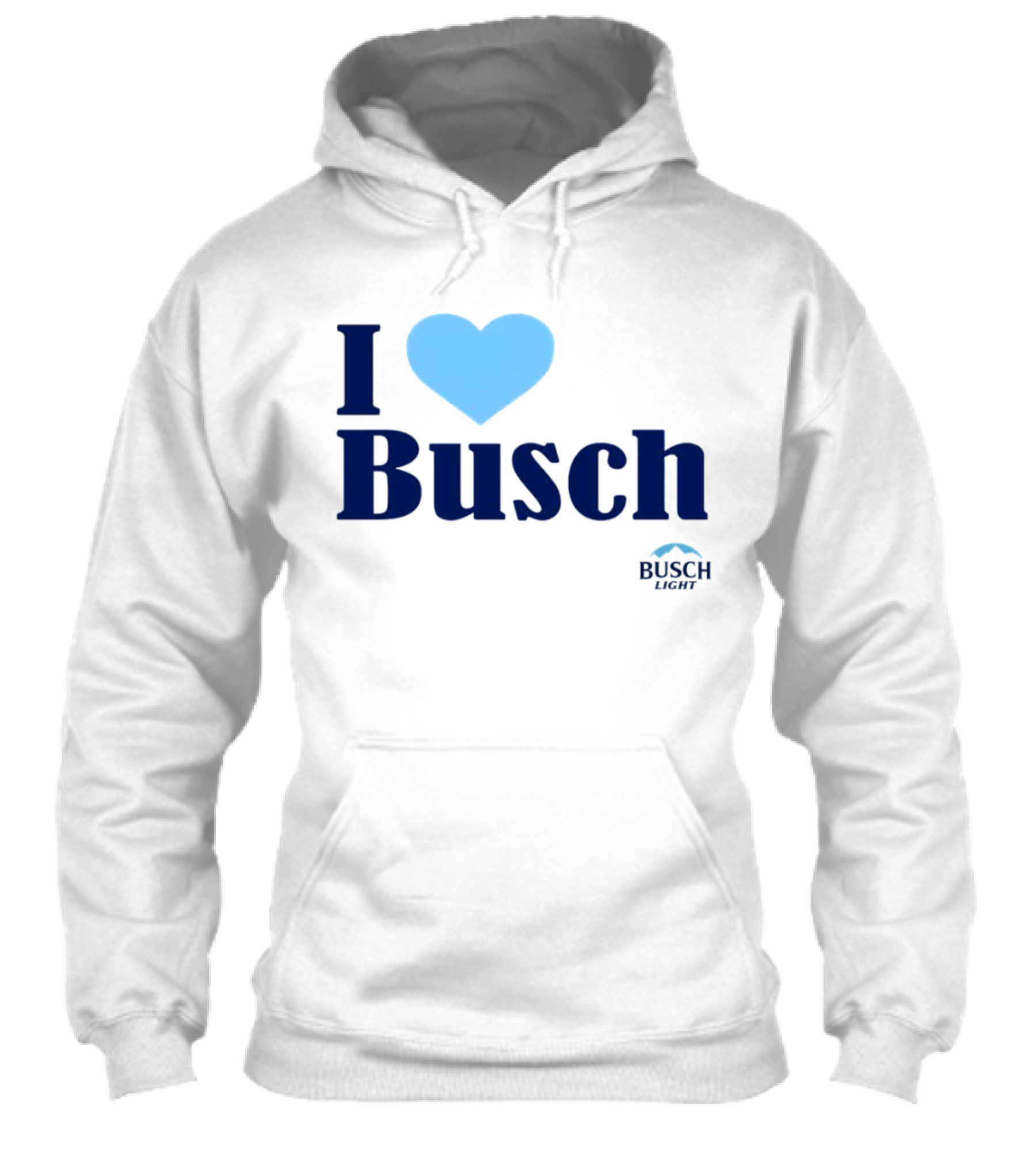 I Love Busch Light Busch Heart Shirt