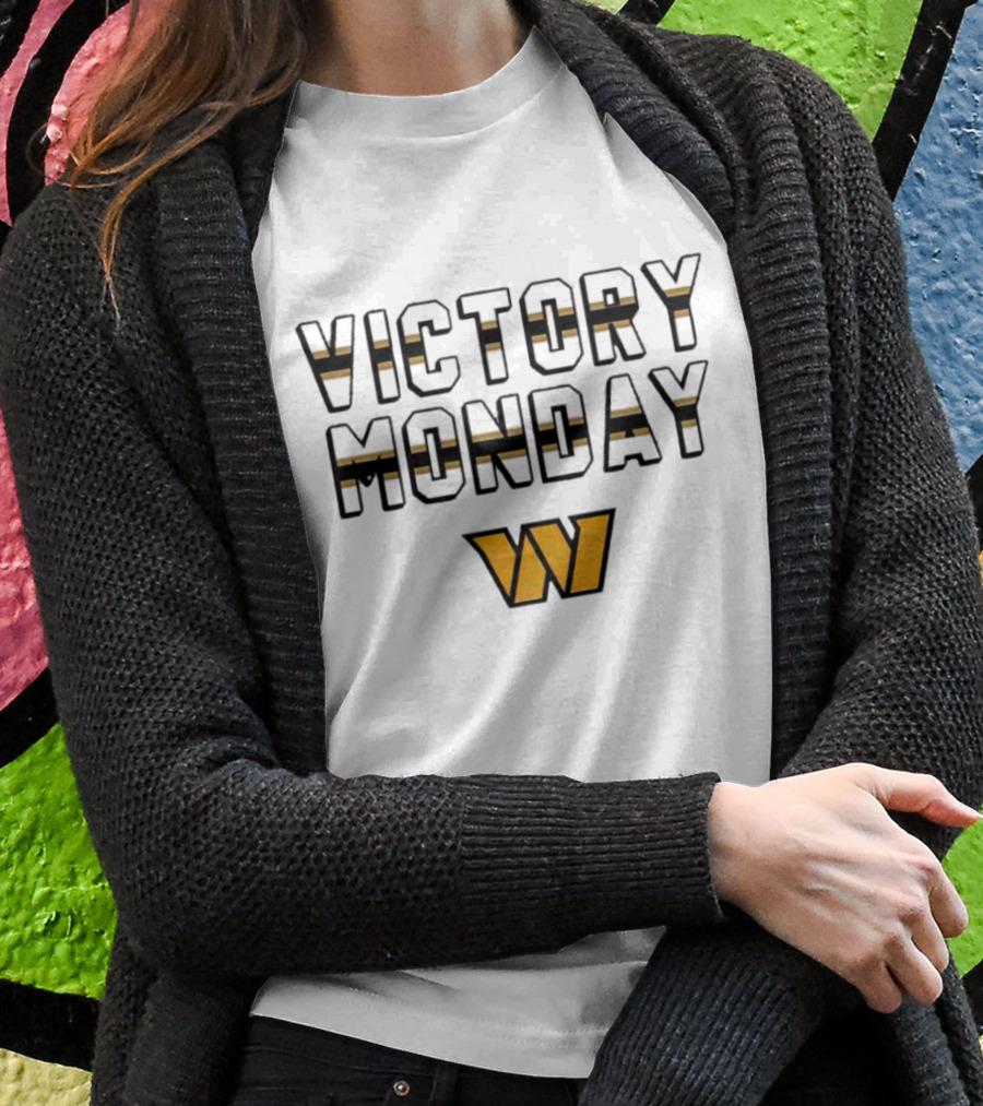 Victory Monday Washington Commanders W Shirt