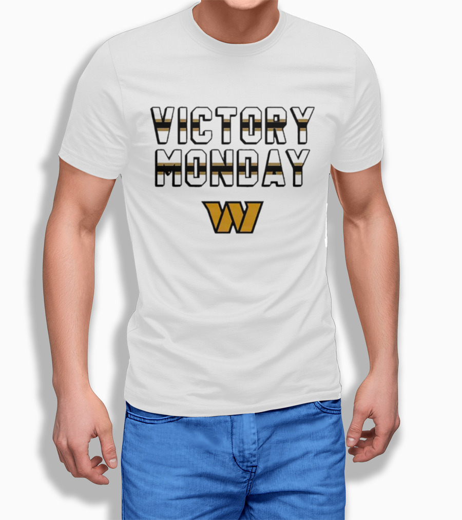 Victory Monday Washington Commanders W Shirt