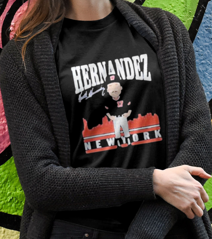 Hernandez Keith Hernandez Toon Signature New York Shirt