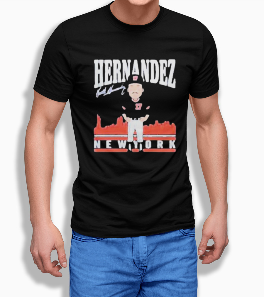 Hernandez Keith Hernandez Toon Signature New York Shirt