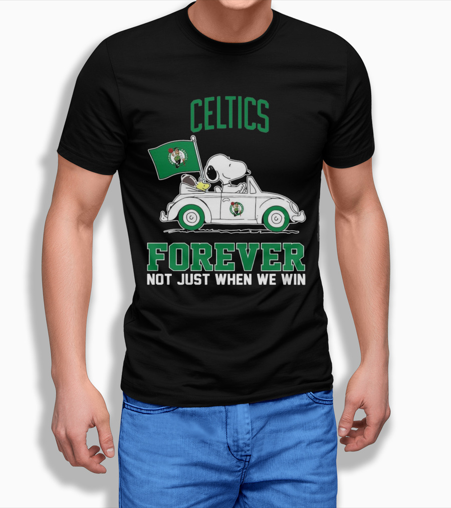 Celtics Snoopy Forever Not Just When We Win Shirt