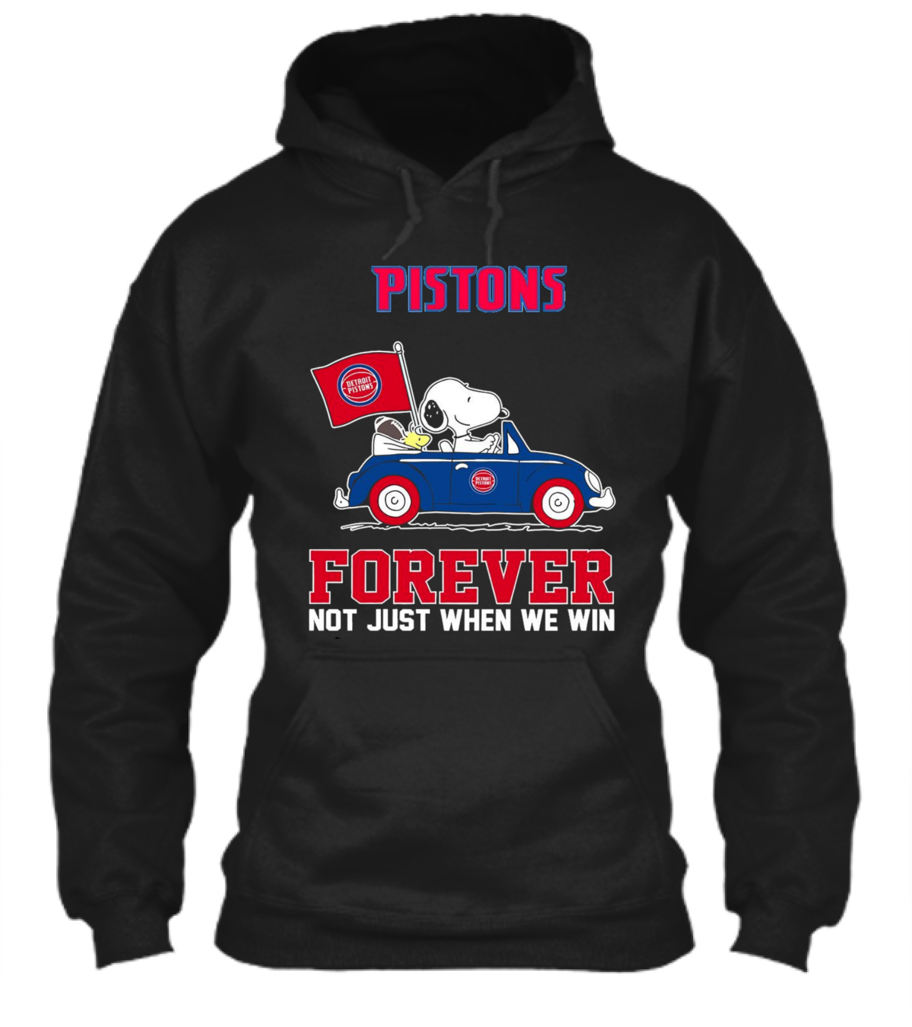 Pistons Snoopy Detroit Pistons Forever Not Just When We Win Shirt