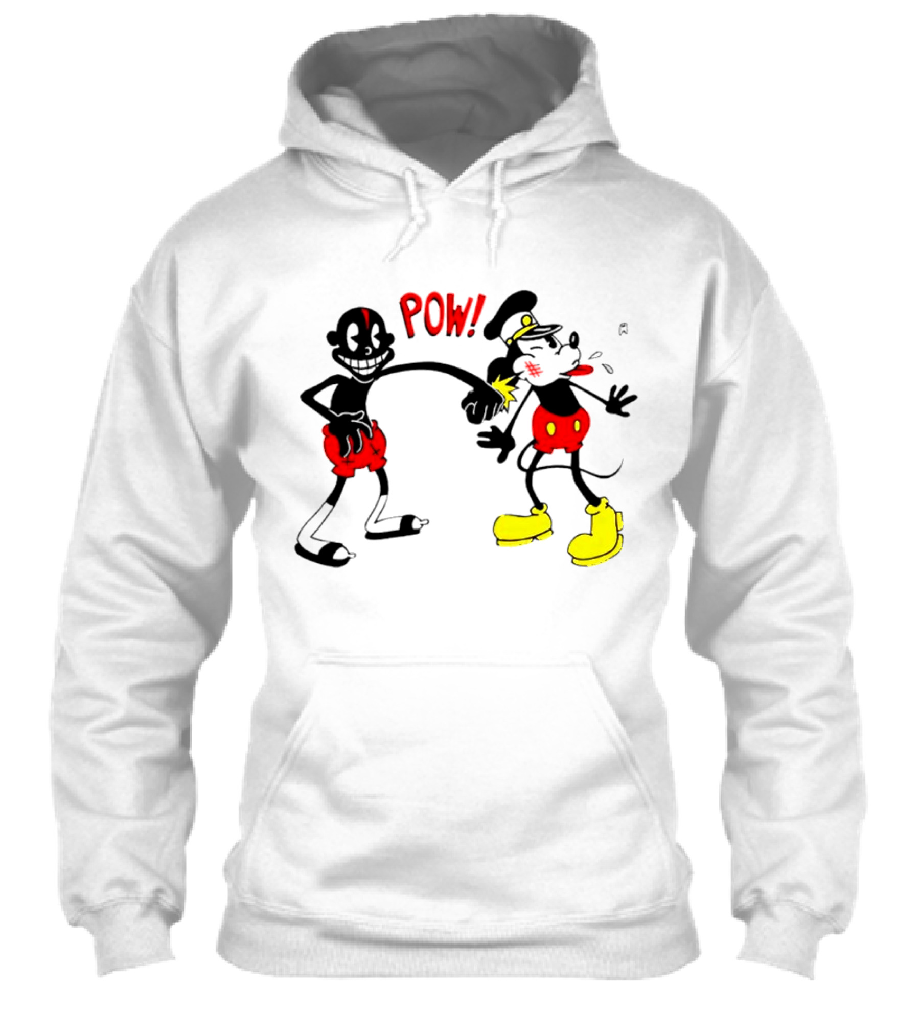 Lil Darkie Pow Punch Black And Red Character With Yellow Boots Shirt