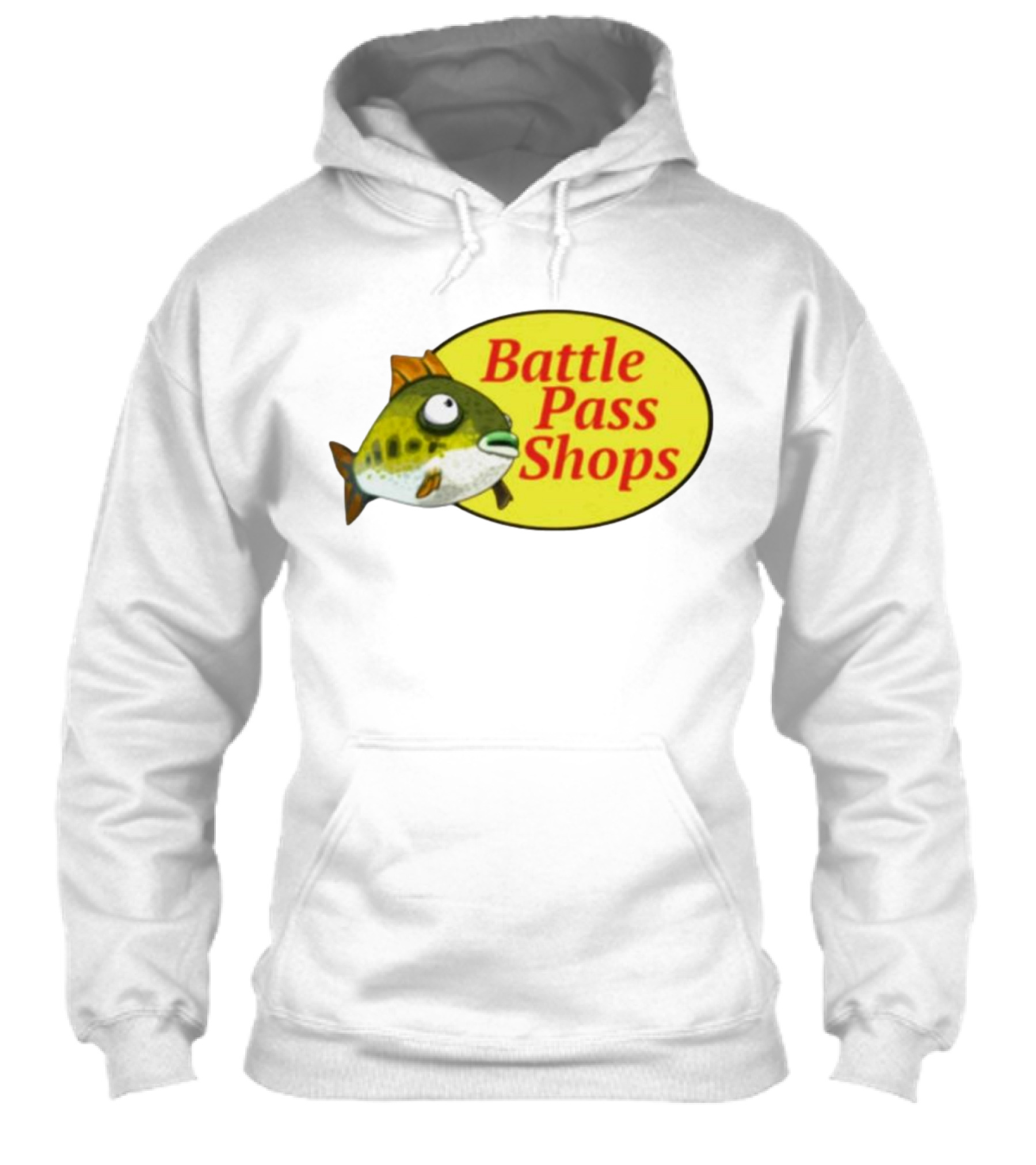 Battle Pass Shops Fish Logo Retro Inspired Shirt