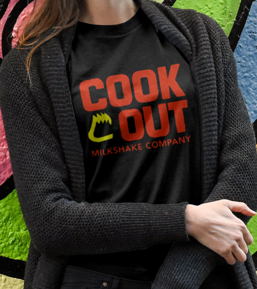 Cook Out Milkshake Company Grilled Flame Shirt