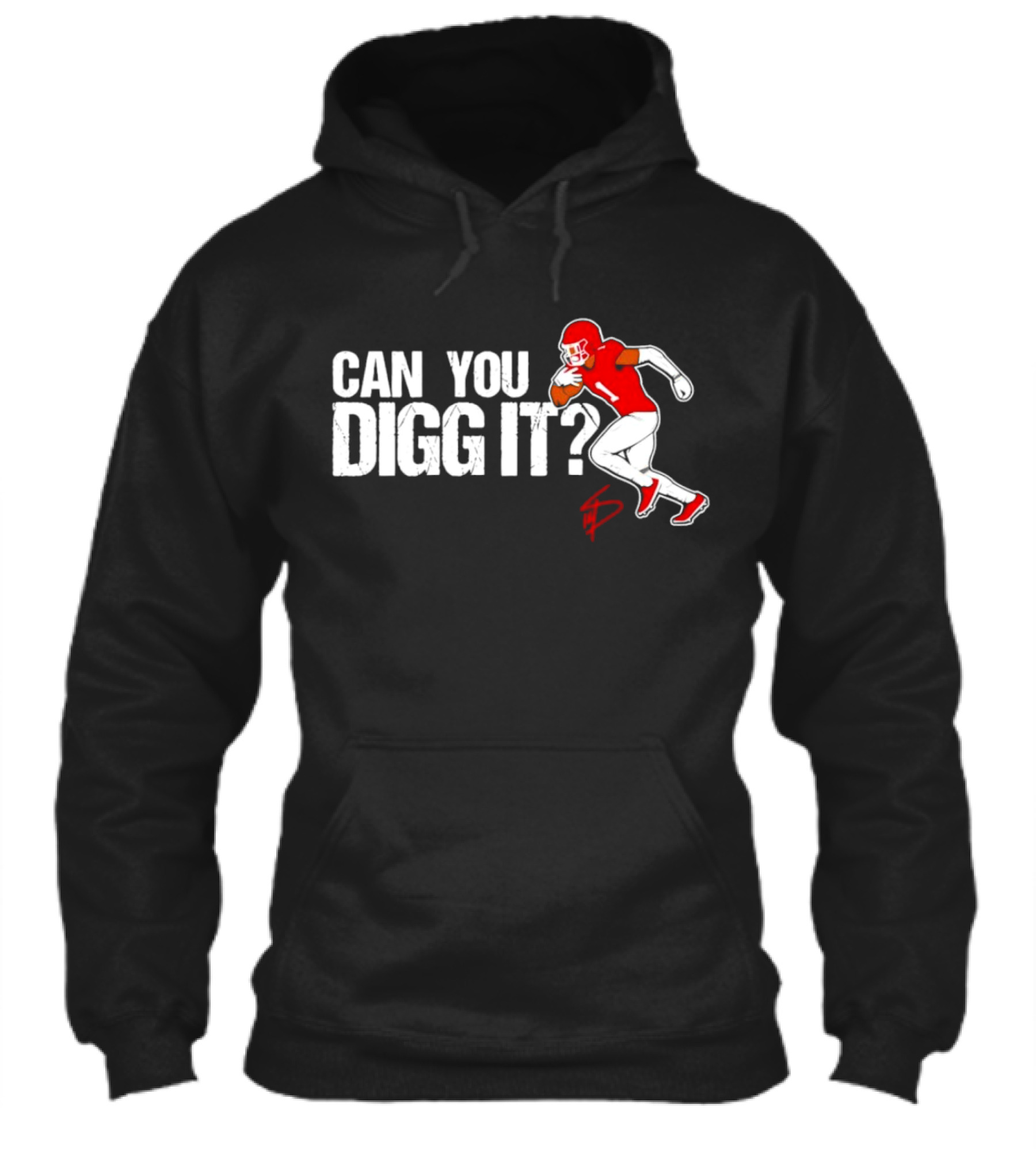 Can You Digg It Houston Football Stefon Diggs Player Running Shirt
