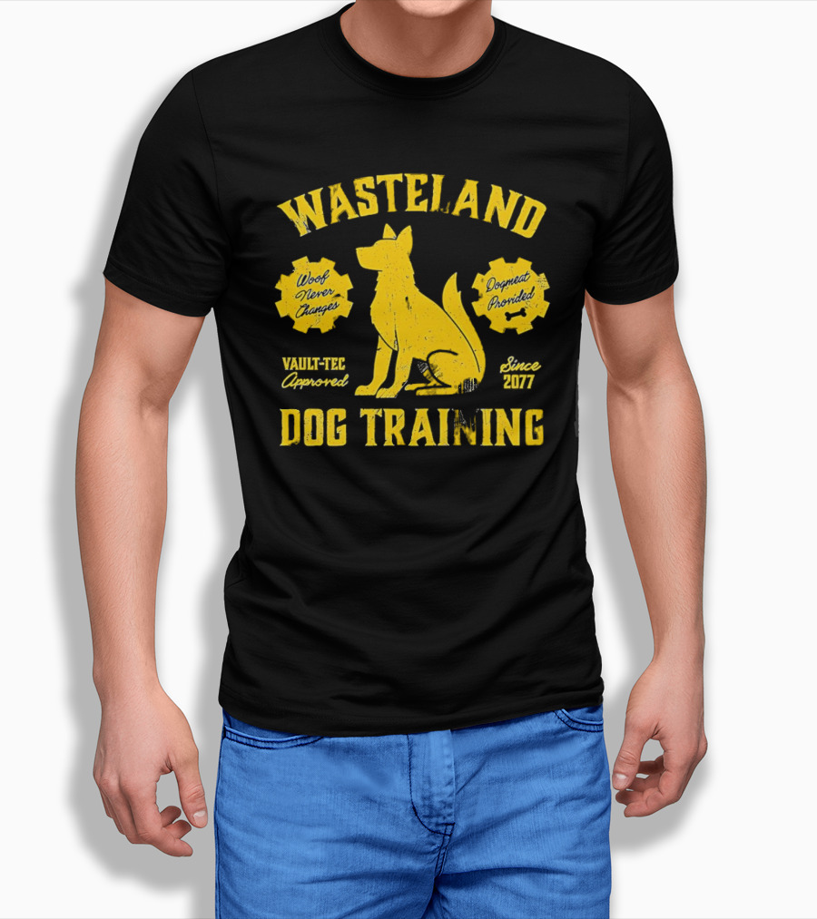 Wasteland Dog Training Woof Never Changes Dogmeat Provided Vaulttec Approved Since 2077 Shirt