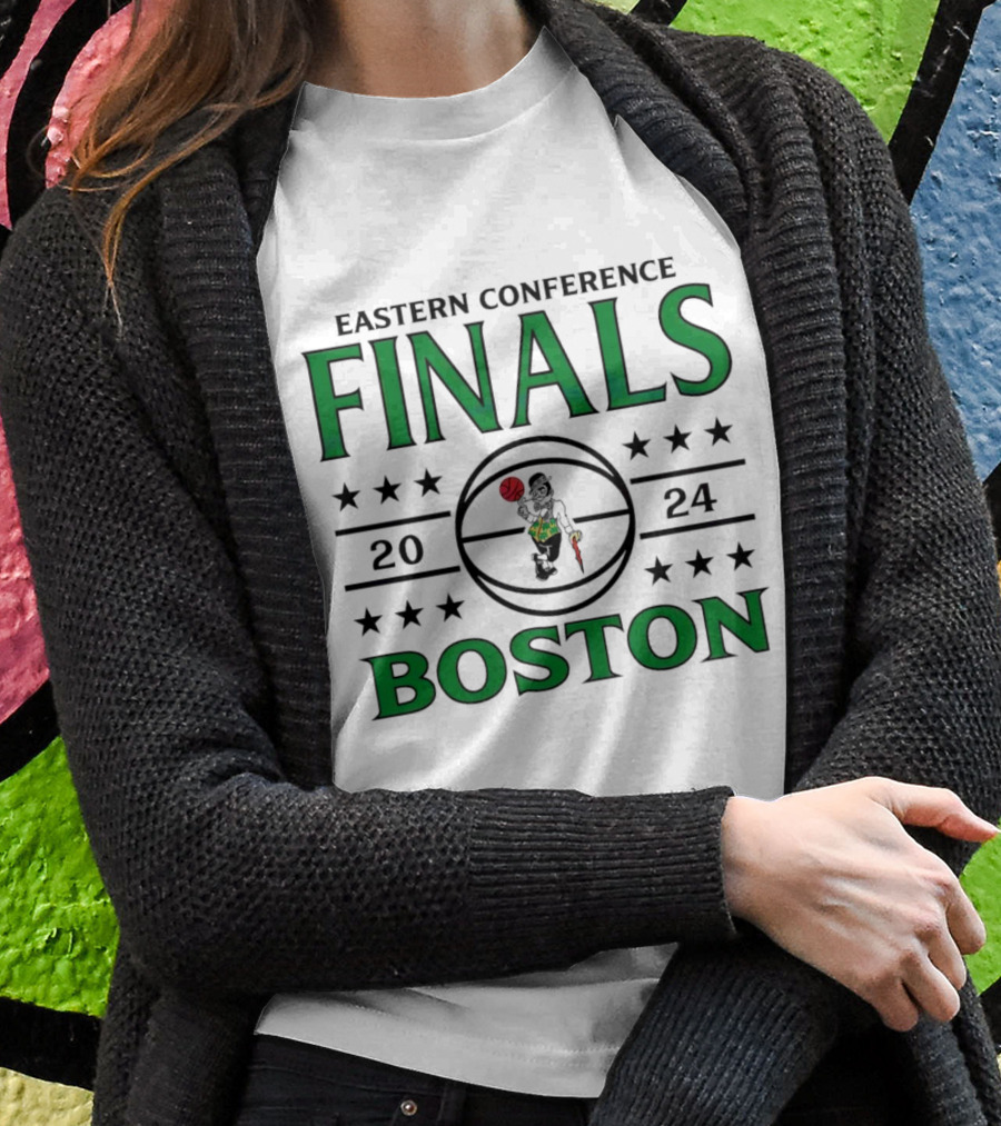 Boston Celtics Eastern Conference Finals 2024 Basketball Stars Shirt