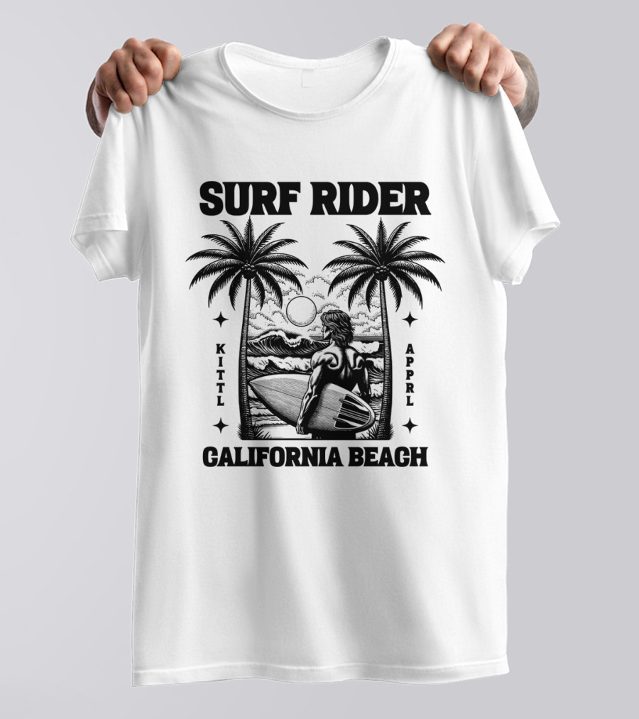 Take Me To The Beach Surfing Sunset With Tropical Vibes And Palm Trees Shirt