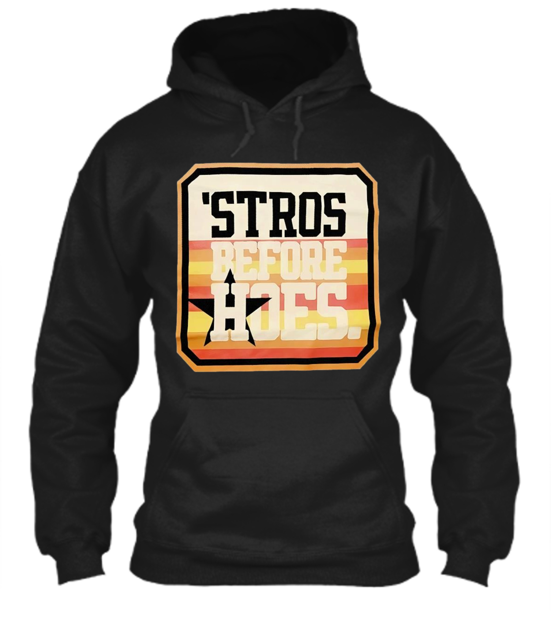 Stros Before Hoes Houston Astros Star Retro Shirt