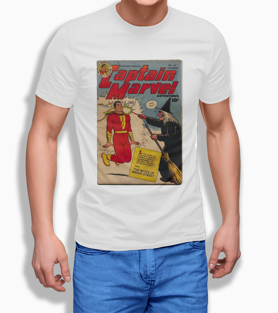 The Worlds Mightiest Mortal Captain Marvel Adventures No 136 September The Witch Of Haven Street Shirt