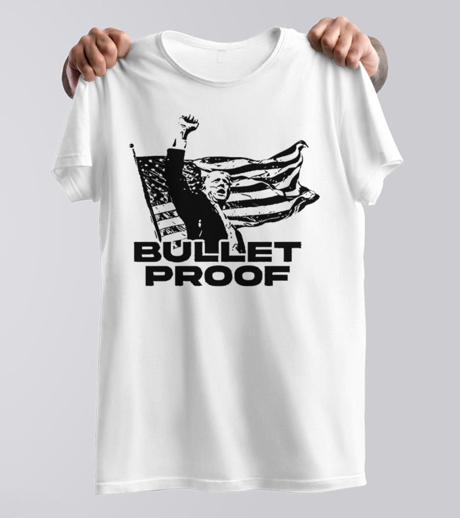 Trump Is My President Fight 2024 Rally With American Flag And My President Text Shirt