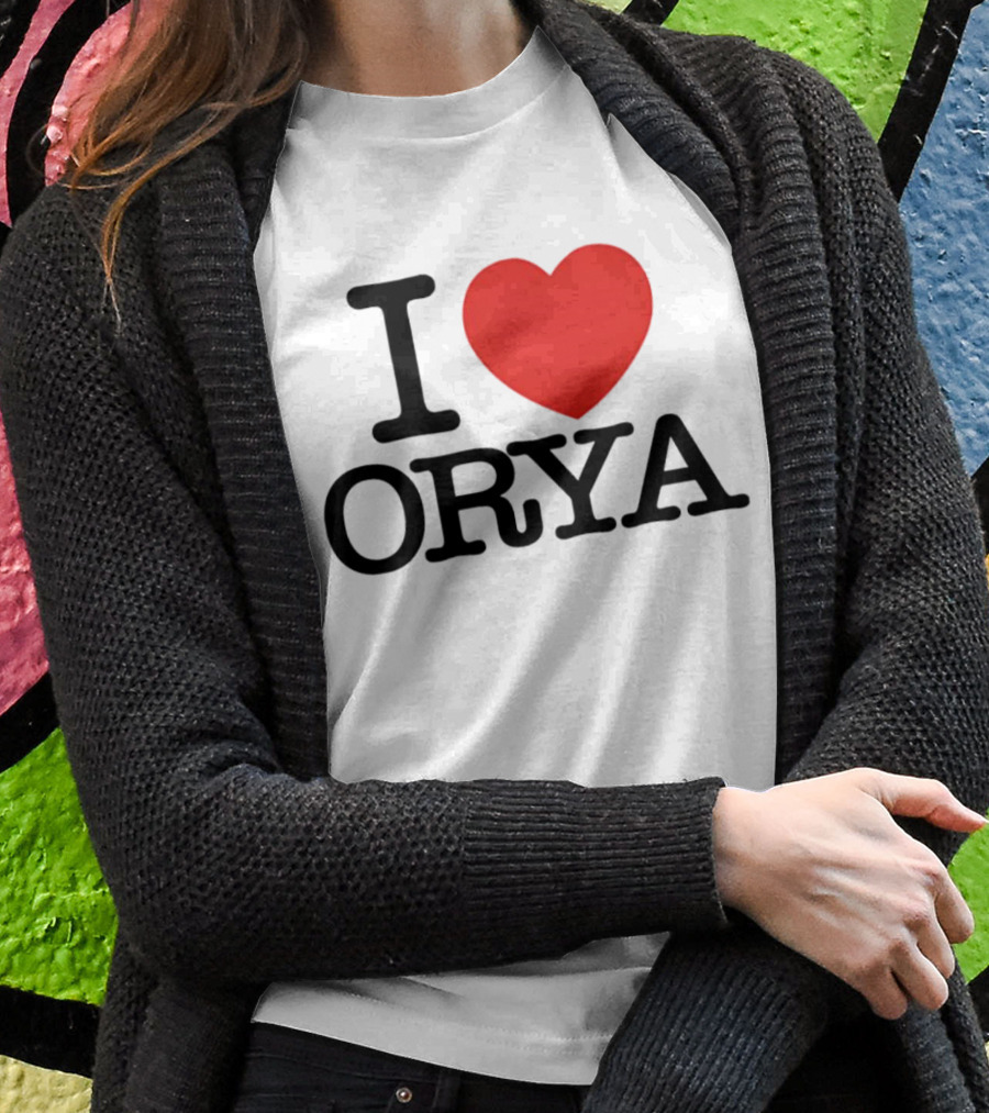 I Love Orya Heart Icon Shirt