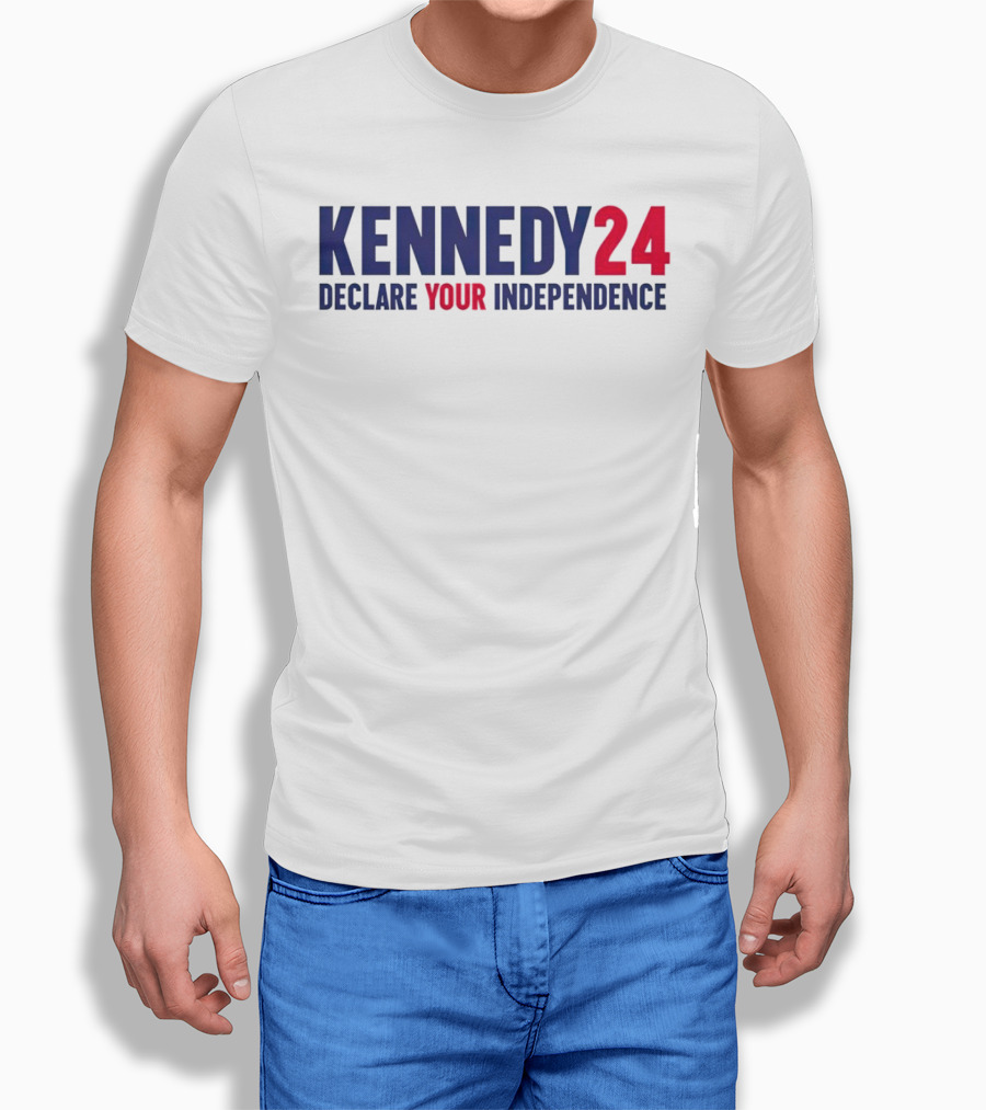 Kennedy 24 Declare Your Independence Bold Patriotic Message Shirt