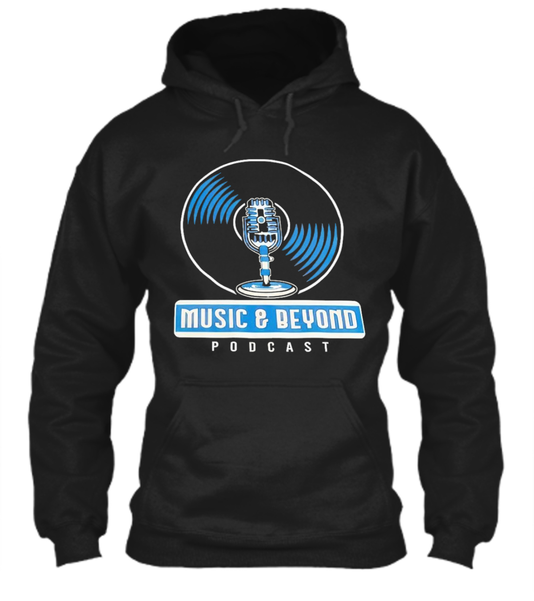 Music And Beyond Podcast Vinyl Microphone Shirt