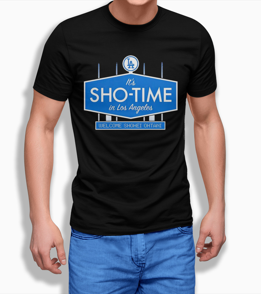 Its Shotime In Los Angeles Welcome Shohei Ohtani Dodgers Shirt