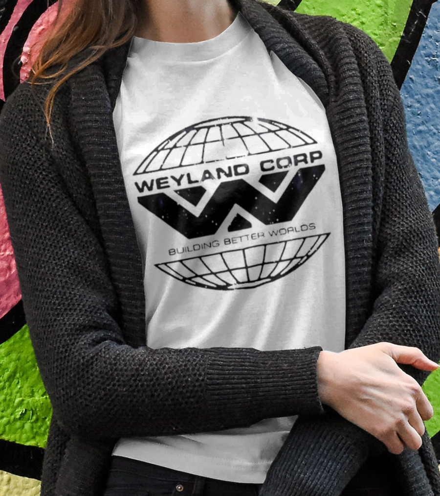 Weyland Corp Building Better Worlds Logo Alien Franchise Shirt