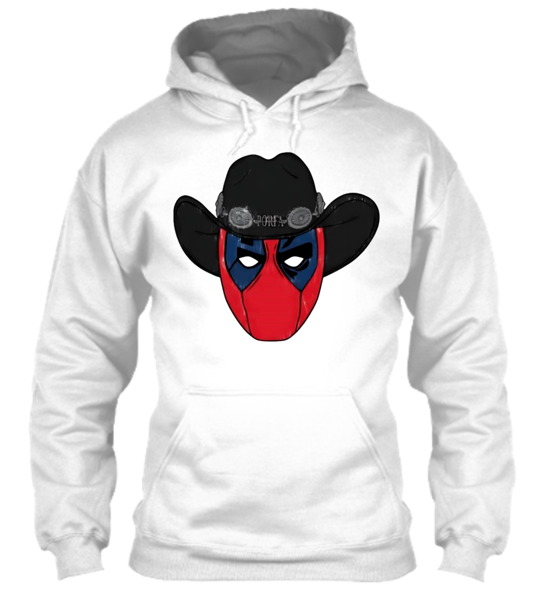 Por Favor Porfapool Deadpool Cowboy Hat Mask Shirt