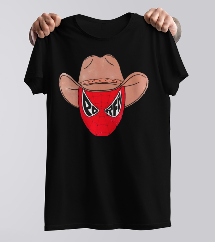 Por Favor Porfapool Deadpool Cowboy Hat Mask Shirt