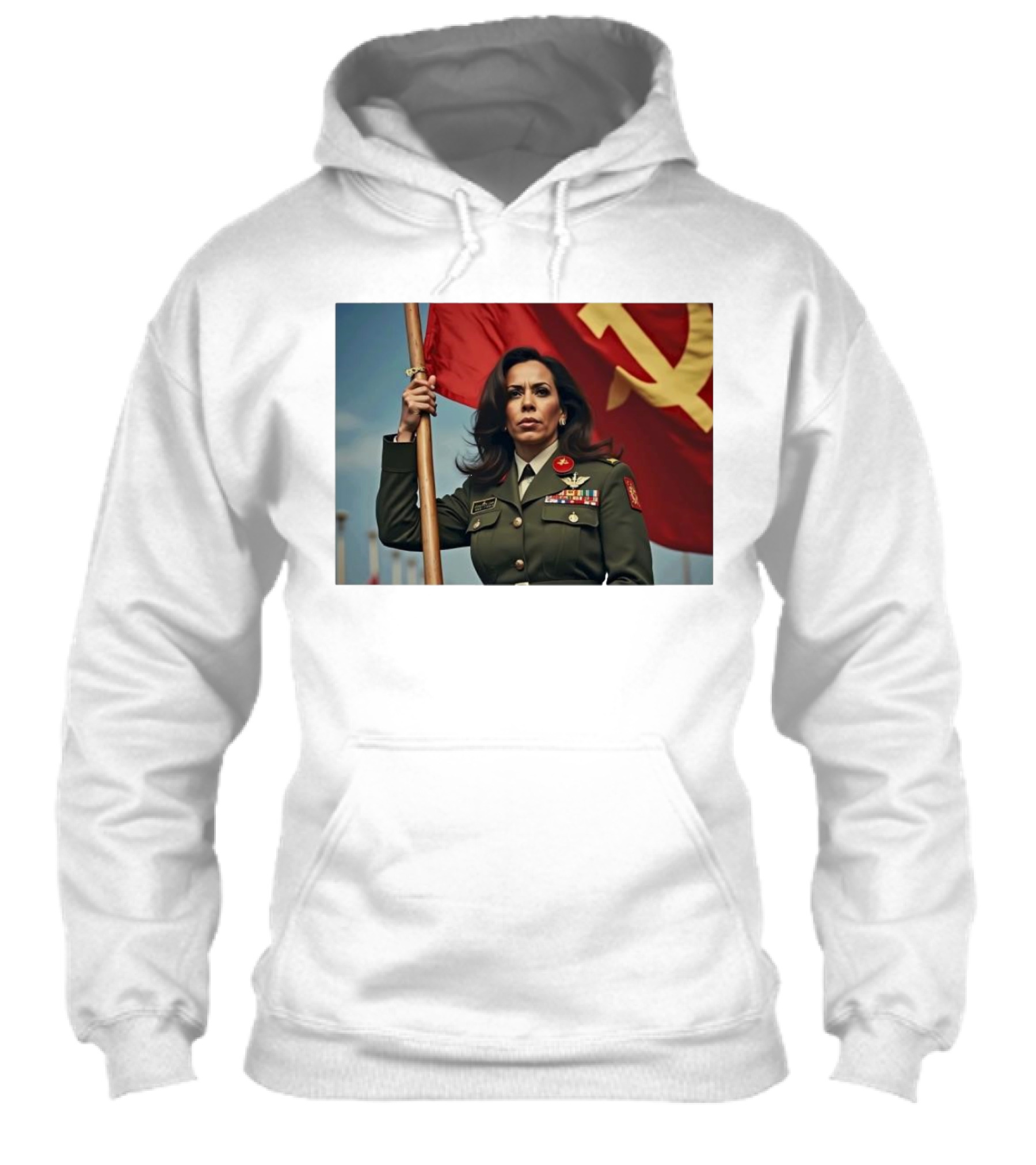 Kamala Harris With Communist Flag Shirt