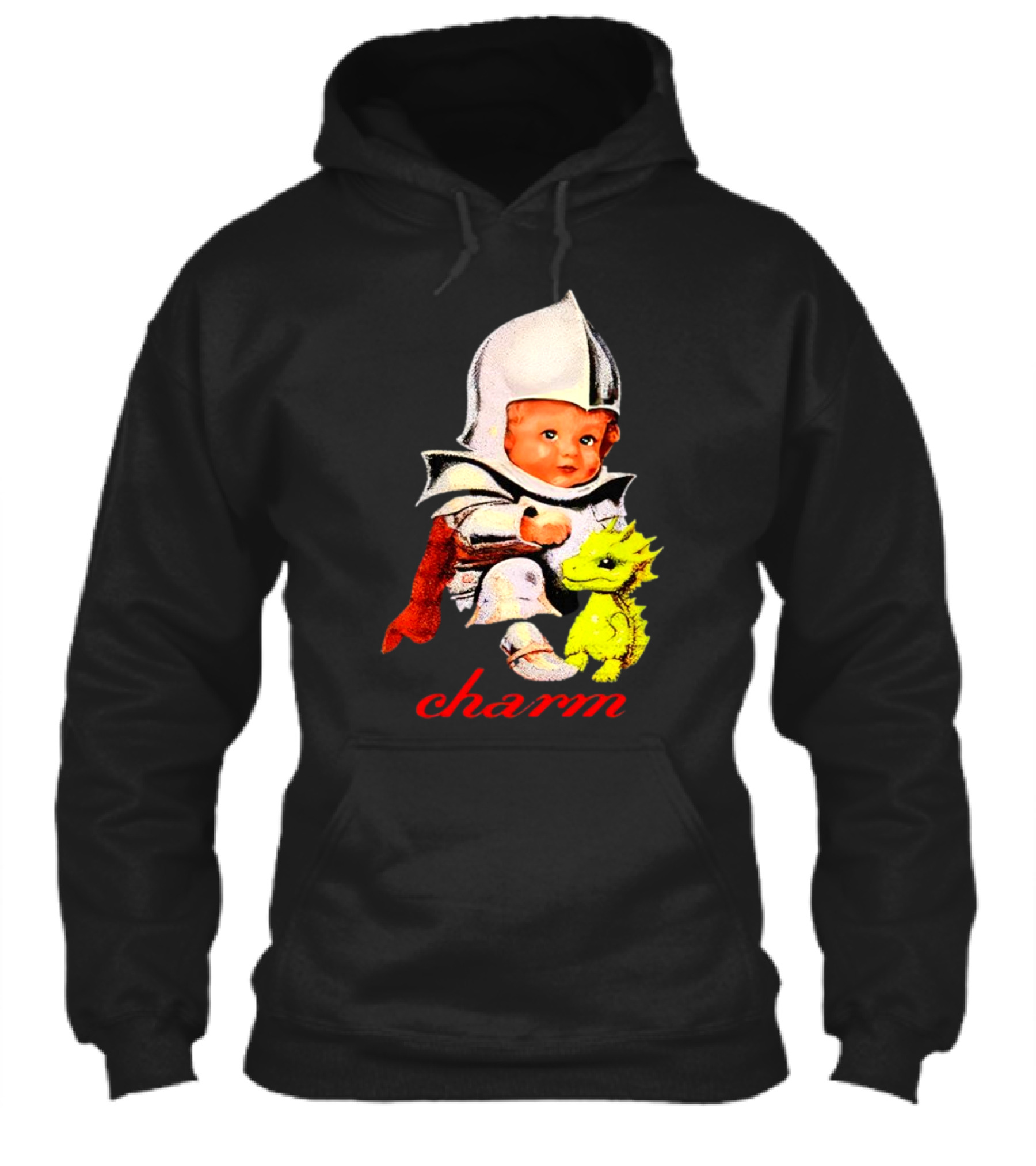 Claire Cottrill Hq Charm Dragon Knight Baby In Armor With Yellow Dragon Shirt