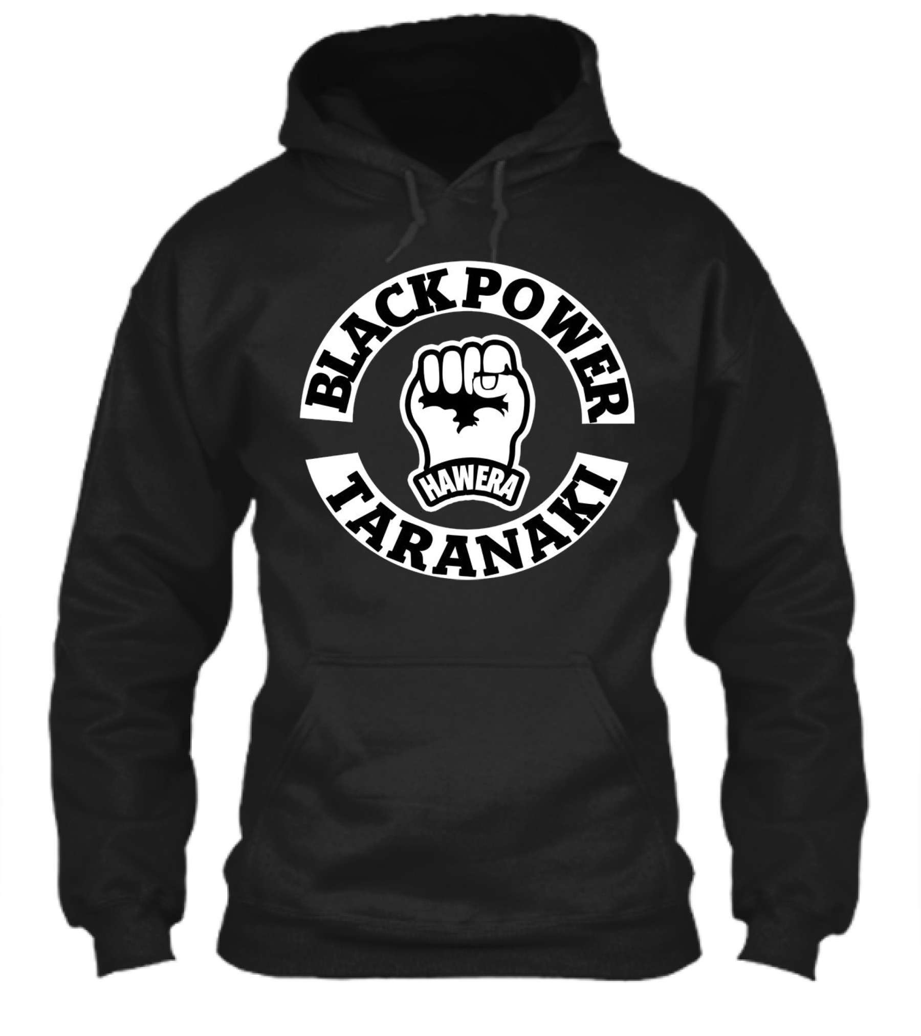 Black Power Hawera Taranaki Fist Shirt