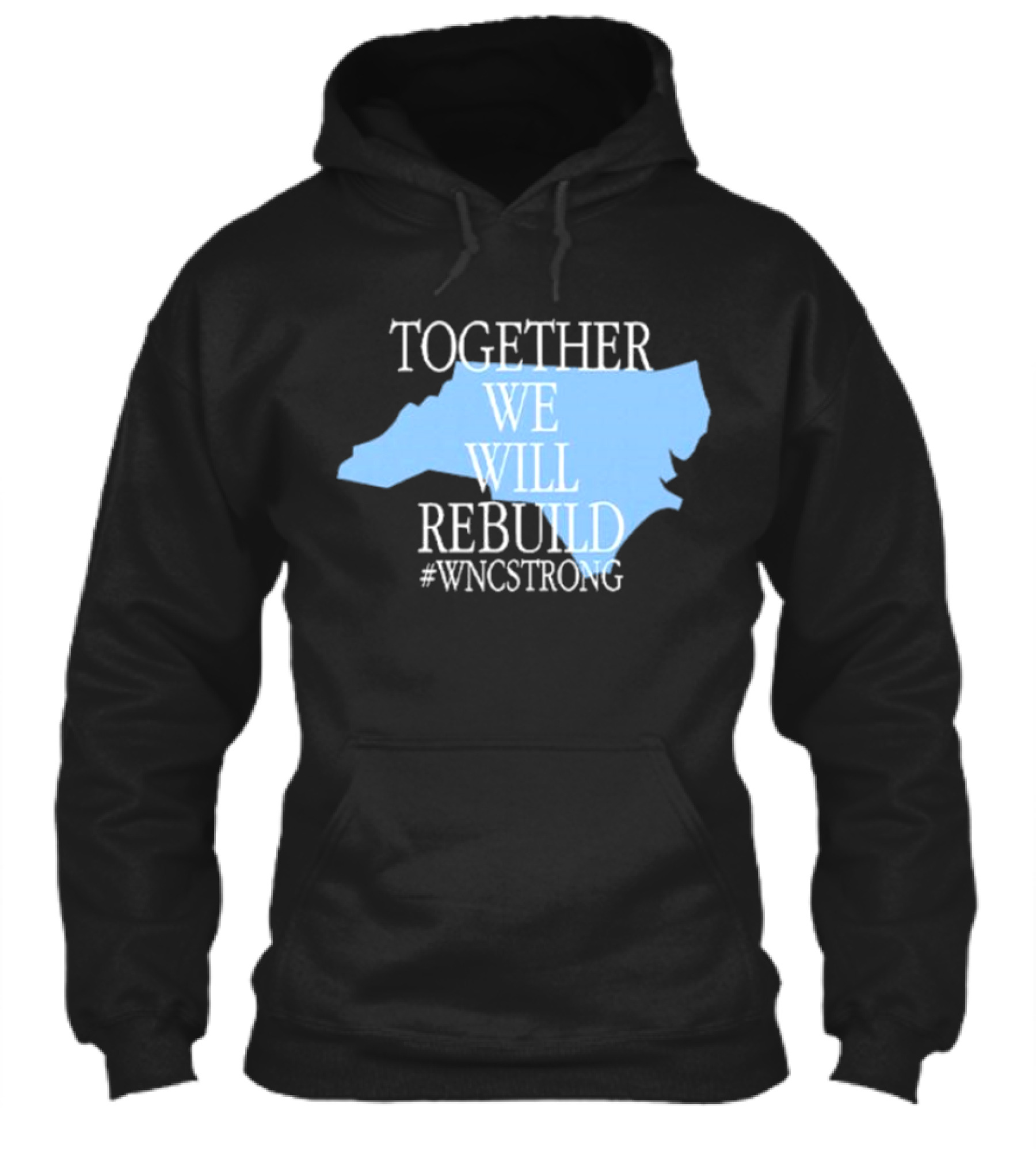 Together We Will Rebuild Wncstrong North Carolina Shape Resilience Shirt