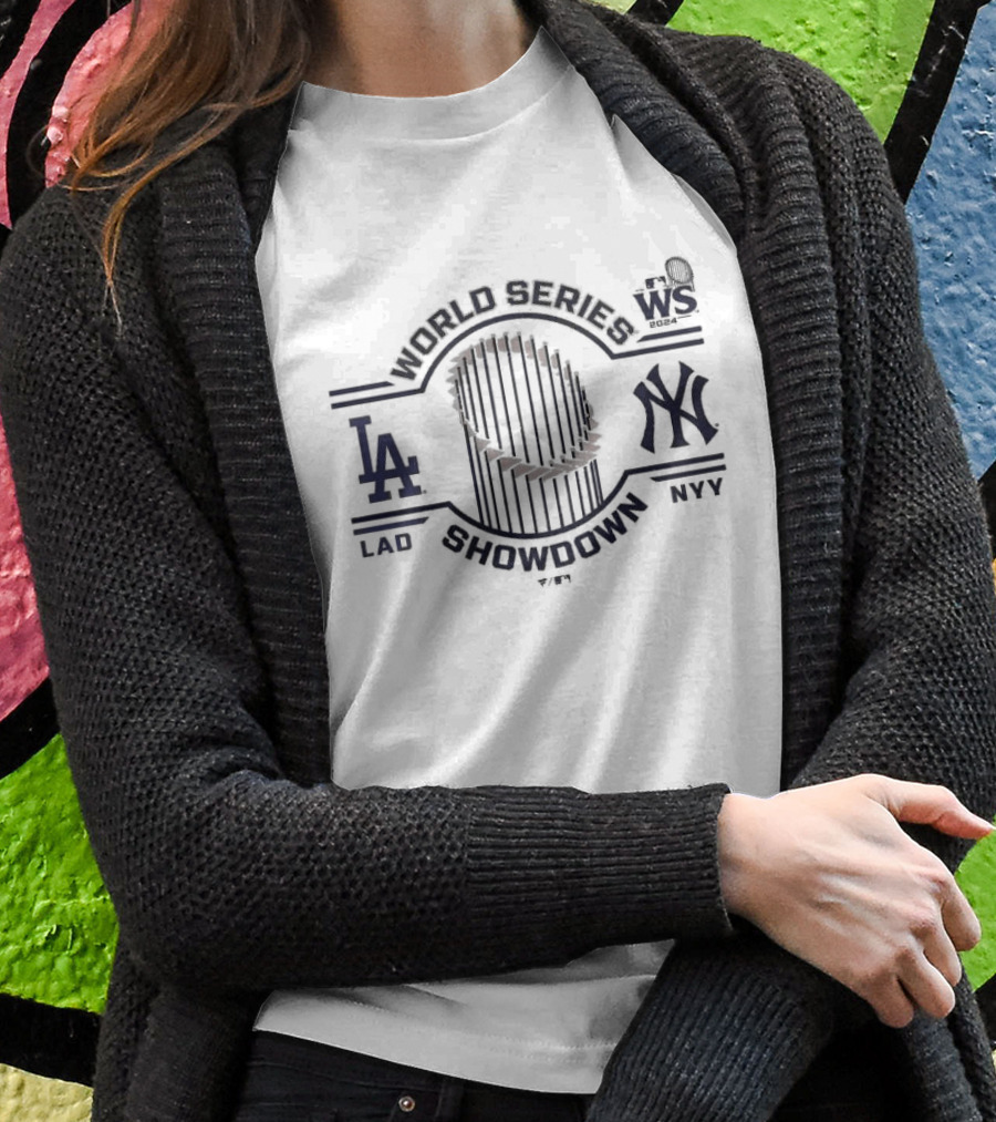 World Series Showdown Los Angeles Dodgers Lad Vs New York Yankees Nyy Ws Shirt