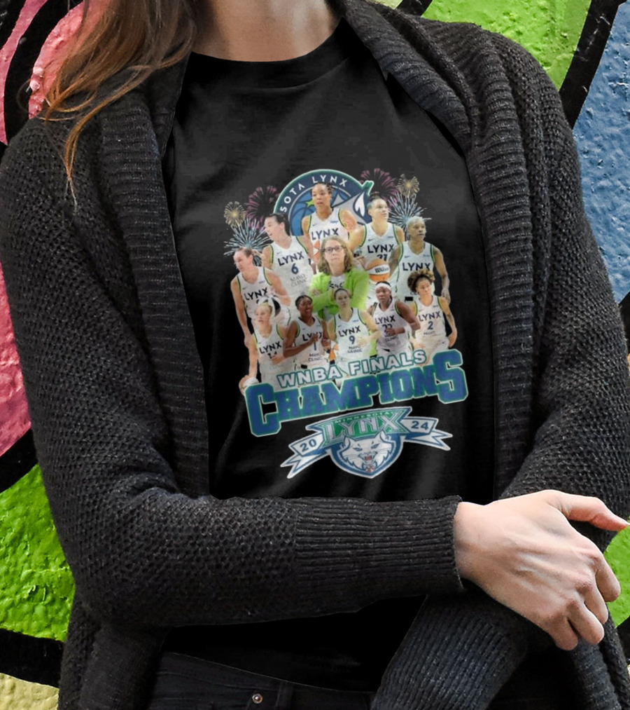 Wnba Finals Champions 2024 Minnesota Lynx Team Players Shirt