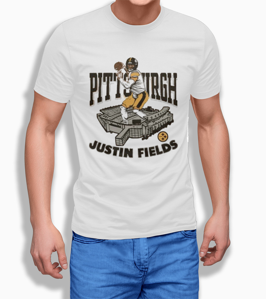 Pittsburgh Steelers Justin Fields Player Stadium Nfl Football Shirt